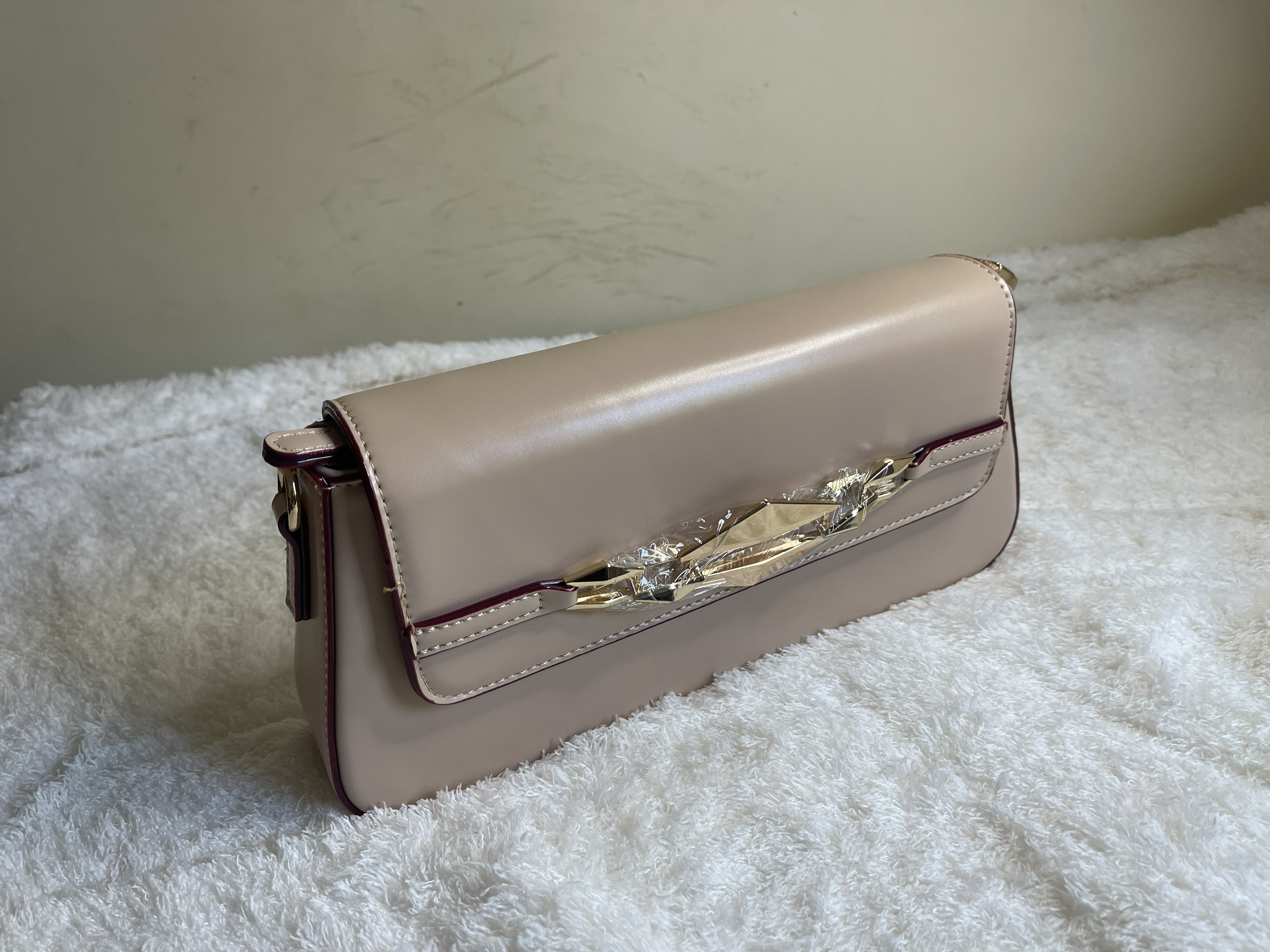 Chic Geometric Buckle Shoulder Bag - Set of 3 Trendy Colours