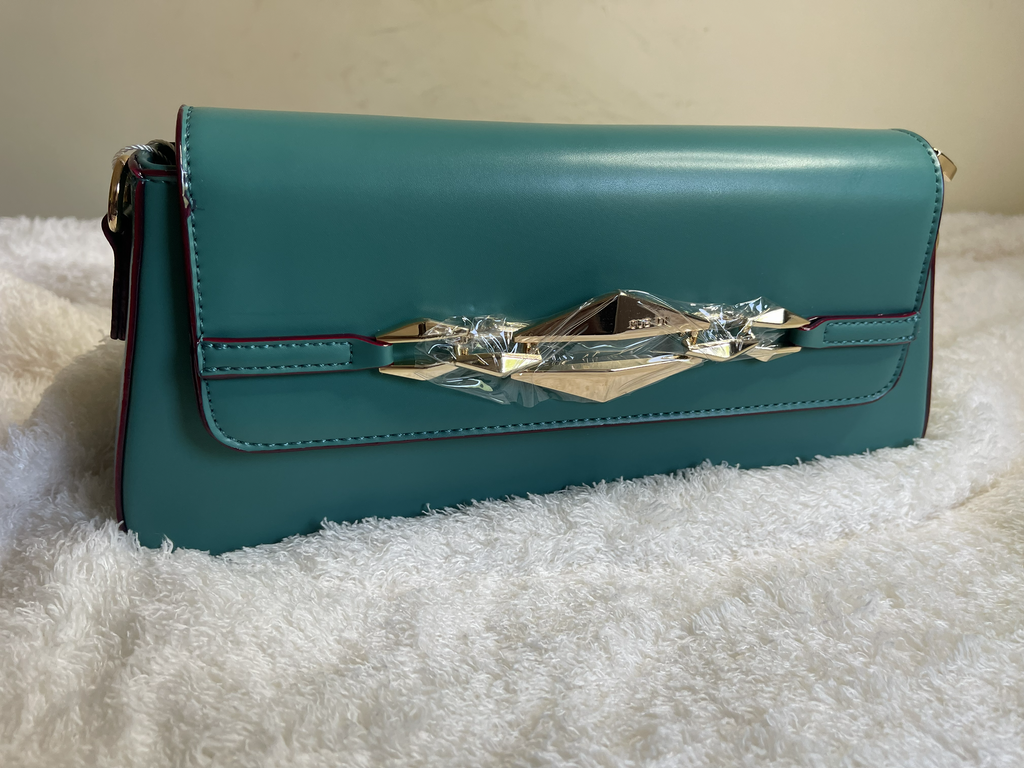 Chic Geometric Buckle Shoulder Bag - Set of 3 Trendy Colours