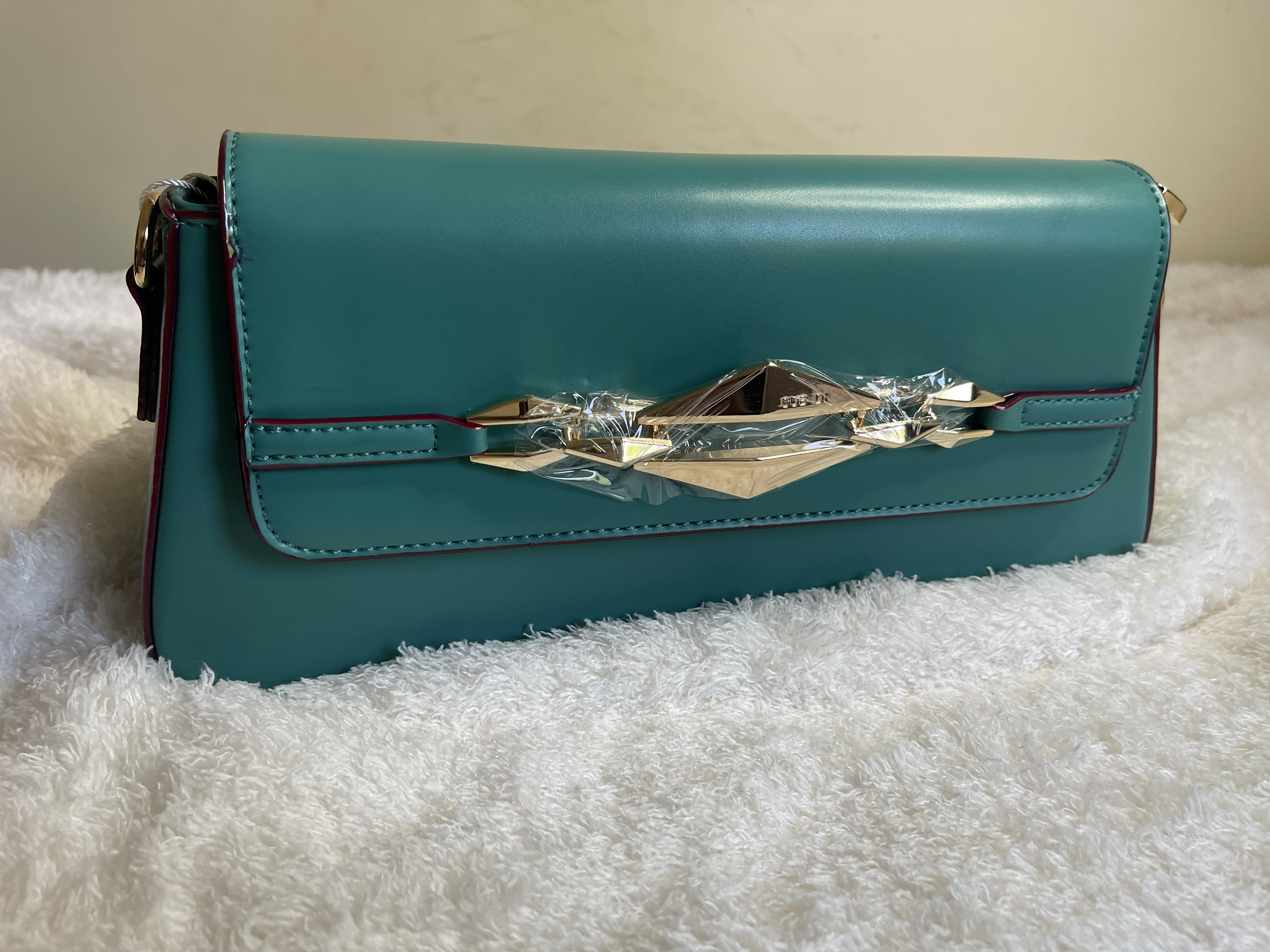 Chic Geometric Buckle Shoulder Bag - Set of 3 Trendy Colours